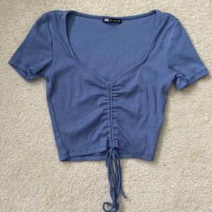 Blue Zara Top
